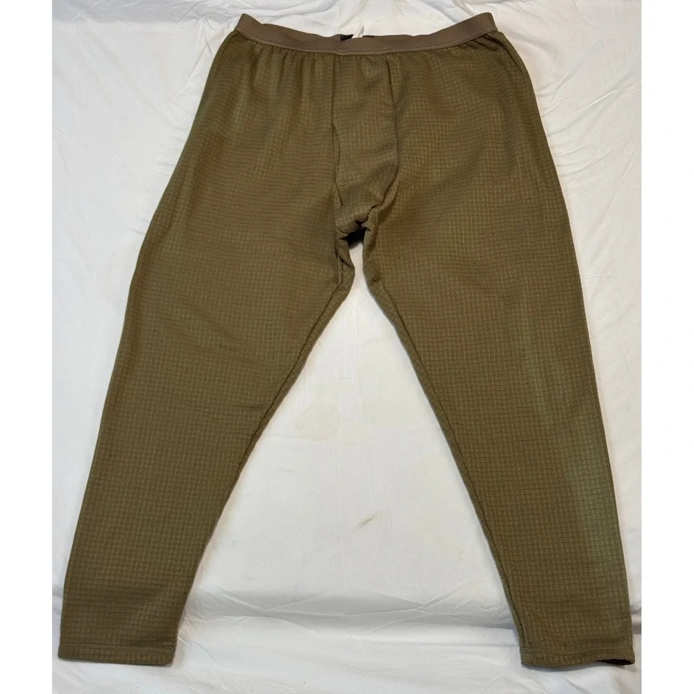 Tru-Spec Gen III Level 2 ECWCS Thermal Bottoms Coyote Brown Grid Fleece Pants L